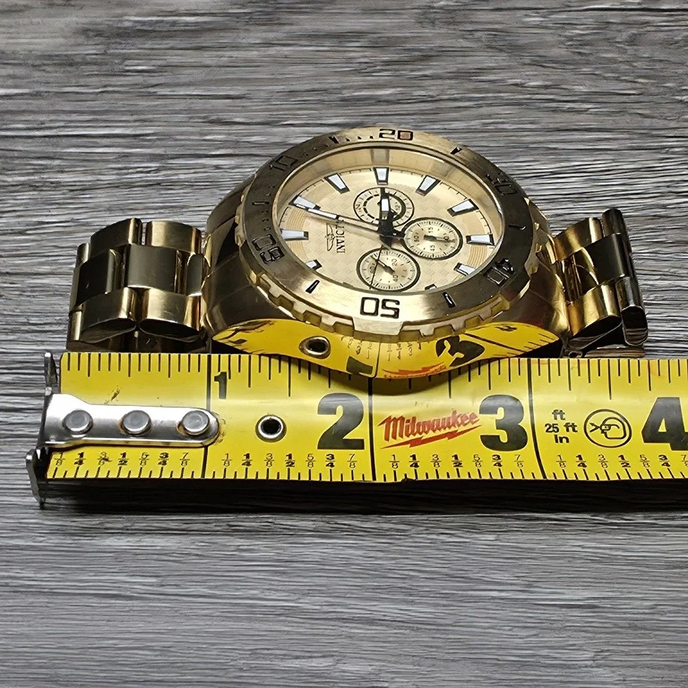 Invicta Men's Watch - Model 22547 - Pro Diver 50mm Gold Tone Stainless Steel